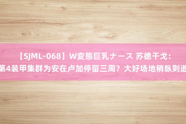 【SJML-068】W変態巨乳ナース 苏德干戈：第4装甲集群为安在卢加停留三周？大好场地稍纵则逝